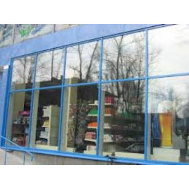 Фасадные алюминиевые окна с покраской от завода в Киеве, фасадное остекление