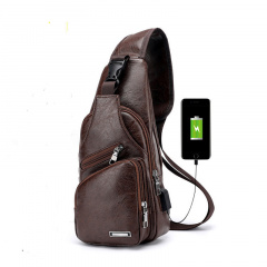 Чоловічий спортивний міні-рюкзак РU + навушники + кабель Херсон