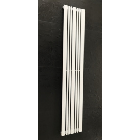 Вертикальный дизайнерский радиатор отопления ТМ ARTTIDESIGN Lucca 7/1800 Цвет белый матовый