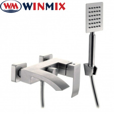 Смеситель для ванны короткий нос Winmix АМА (Chr-009) Польша (нержавеющая сталь)