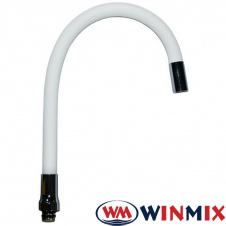 Змішувач гнучкий силіконовий MIXXUS White білий