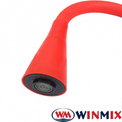 Гусак гнучкий силіконовий Дзвіночок Zerix Red червоний Вінниця