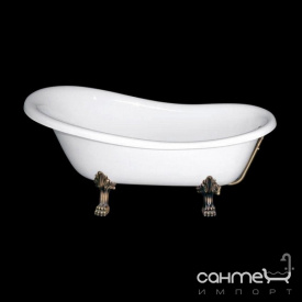 Ванна отдельностоящая на львиных лапах WGT Antica 1800 (фурнитура золото)