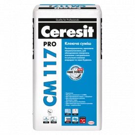 Клей для плитки CERESIT CM-117 PRO мішок 27кг