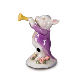 Статуэтка Поросенок с трубой Lefard AL45361