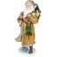 Новогодняя фигурка Санта с колокольчиками 21х18.5х45см, золото Bona DP73726 Ивано-Франковск