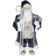 Новогодняя фигурка Санта с посохом 90см (мягкая игрушка), серо-голубой Bona DP73698 Миколаїв