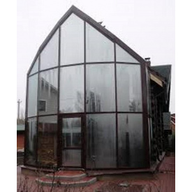 Скління фасаду панорамними вікнами з алюмінію від виробника