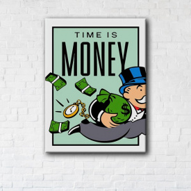 Картина на холсте IBR Monopoly Time 45x60 см