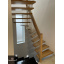 Изготовление деревянных лестниц на второй этаж с балясинами из нержавеющей стали Ровно