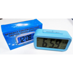 Умные часы-будильник VigohA настольные с датчиком освещенности и календарем SH-1019 Голубой Херсон