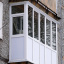 Балкон пластиковый французский 3200 х 900 х 2600 Steko Київ