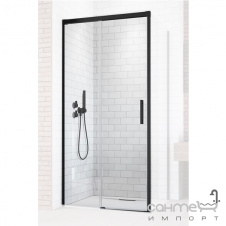 Дверь прямоугольной душевой кабины Radaway Idea Black KDJ 130 левосторонняя 387043-54-01L