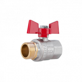 Кран шаровой SD Plus 3/4&quot; ВН для воды (бабочка) SD607NW20PN40