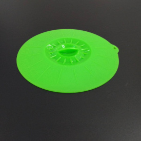 Силиконовая крышка для кружки чашки Genes d-11,5 см зеленая H-824