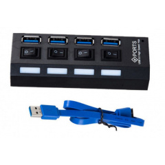 USB 3.0 хаб VigohA 4-портовый с выключателями до 5 Гбит/с USB Херсон