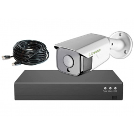 Комплект IP Видеонаблюдения G.Craftsman 1 камера 5Мп IMX335 + PoE регистратор + кабель