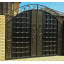 Ворота кованые закрытые Б0052 с Legran Полтава