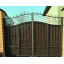 Ворота кованые с профнастилом B0049 Legran Херсон