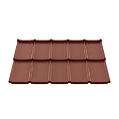 Металлочерепица Ruukki Frigge Polyester 0,50 мм RR-887 (Каштан) Чернигов