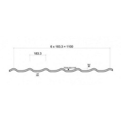 Металочерепиця Ruukki Monterrey Polyester 0,45 мм RR-798 (Червоне вино) Луцьк