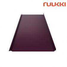 Фальцева покрівля Ruukki Classic C Pural matt BT RR-798 (Червоне вино)