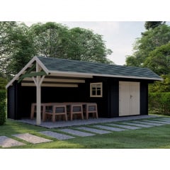 Сарай з дерева 7.3х3,3 м. Modern barn - 53 Бушеве