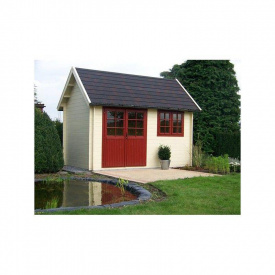 Сучасний сарай, господарський блок для дачі з дерева 3.4х2,5 м. від виробника Modern barn - 41
