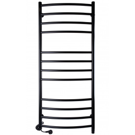 Рушникосушарка UNIO LDE EL 1200-500-12 BLK Лесенка Дуга Элит электро черная