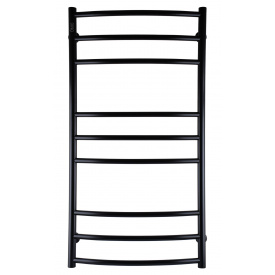 Полотенцесушитель UNIO LDE W 1000-500-9 BLK Лесенка Дуга Элит вода черная