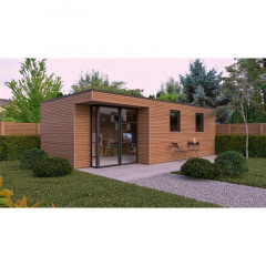 Хозблок из дерева 8,0х4,0 м. Modern barn - 133 Золотоноша