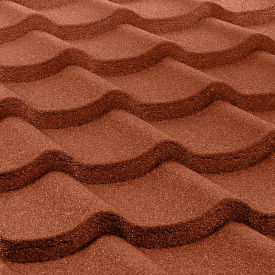 Композитна черепиця QUEENTILE STANDARD теракота