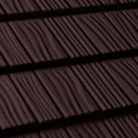 Композитна черепиця QUEENTILE SHAKE коричневий