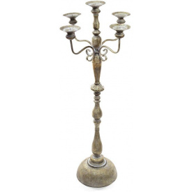 Подсвечник Cornel 39х39х120.5 см на 5 свечей металлический Bona DP43378