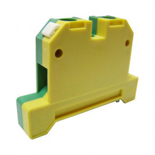 Клеммник наборный винтовой JB 2,5 / 35 желто-зеленый