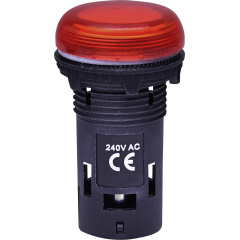 Матовая сигнальная лампа ETI 004771230 ECLI-240A-R 240V AC (красная) Суми
