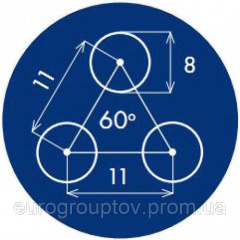 Лист перфорированный алюминиевый PH Rv5-8/1/1000x2000 Ворожба