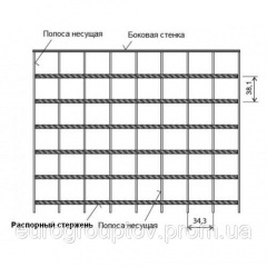 Сварные настилы тип SP34х38/30х2/1100x1000 Жмеринка