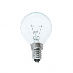 Лампа накаливания clas Р45 25Вт Е14 шар прозрачная OSRAM Житомир