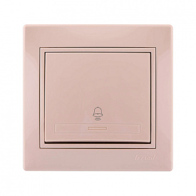 Кнопка звонка Lezard Mira 10A Крем (701-0303-103)