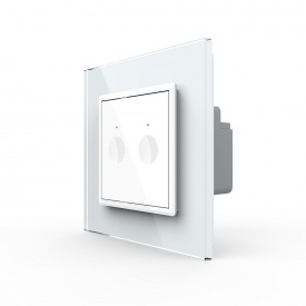 Сенсорный выключатель Livolo Sense 2 канала белый (722000211)