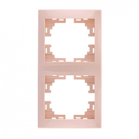 Подвійна рамка Lezard Mira вертикальна Біла (701-0300-152)