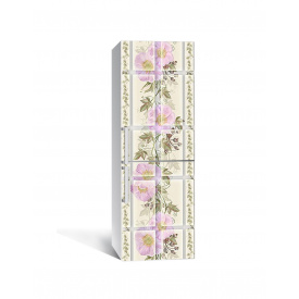 Наклейка на холодильник Zatarga "Крупная Плитка Мальвы" 650х2000 мм