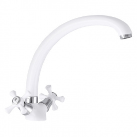 Кухонний змішувач білий MIXXUS Omega 273 (MI2766)