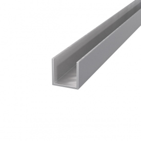 Алюминиевый профиль для стекла П-образный швеллер АЛЮПРО 20х20х1,5 Без покрытия 3088