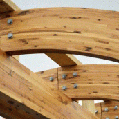 Нестандартні клеєні дерев`яні конструкції до 400х200 мм. (можливі інші розміри)
