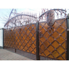 Ворота кованые Митниця (метал) Броды