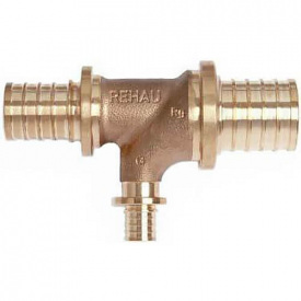 Трійник Rehau Rautitan із зменшеним бічним проходом RX+ 63-40-63 (456288001)