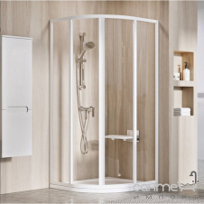 Душевой уголок раздвижной Ravak Supernova SKCP4-80 195 Transparent 3114O102Z1 белый