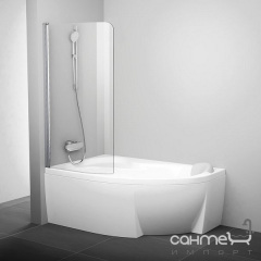 Шторка для ванны Ravak CVSK1 140/150 L сатин/прозрачное 7QLM0U00Y1 левая Львов